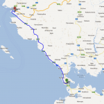 Day 3 Greece Preveza to Igoumenitsa 56 miles